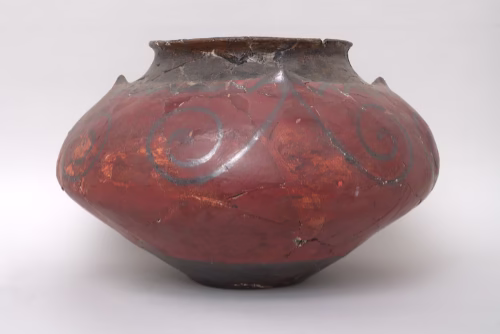 Keramička posuda iz Muzeja Međimurja Čakovec prije početka konzervatorskih radova u sklopu projekta HRZ Zagreb.