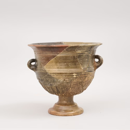 Keramička posuda iz nalazišta Nadin nakon završetka restauratorskih radova sa Sveučilištem u Zadru.